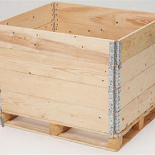 Thùng gỗ ghép thanh loại to